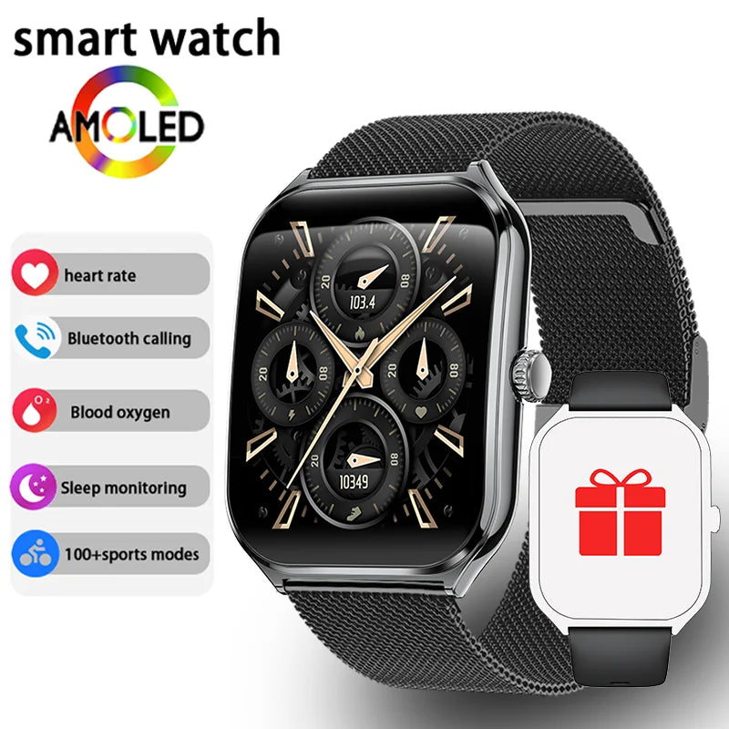 Ultra Thin Smartwatch with 1.96" AMOLED Display