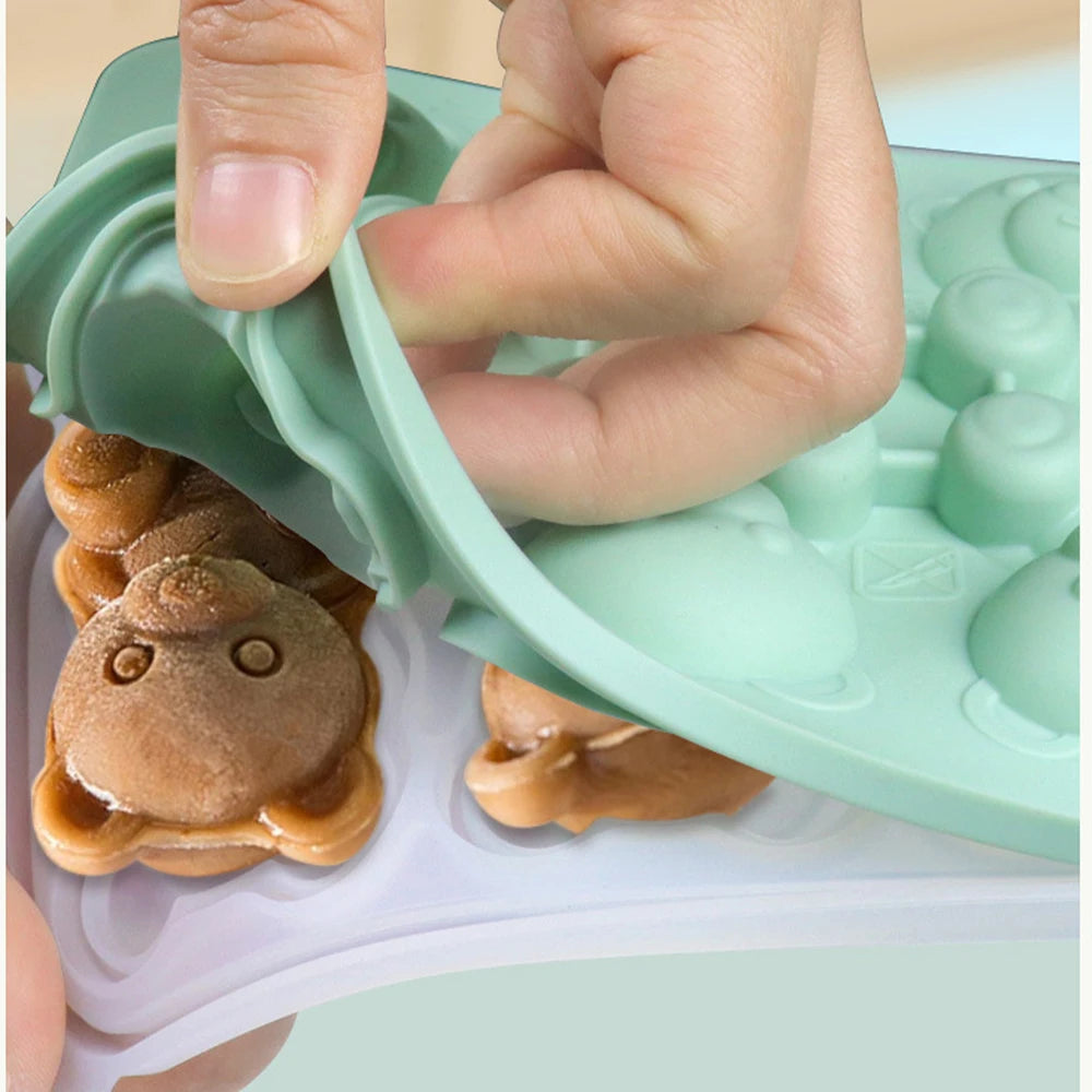 3D Teddy Bear Ice Mold
