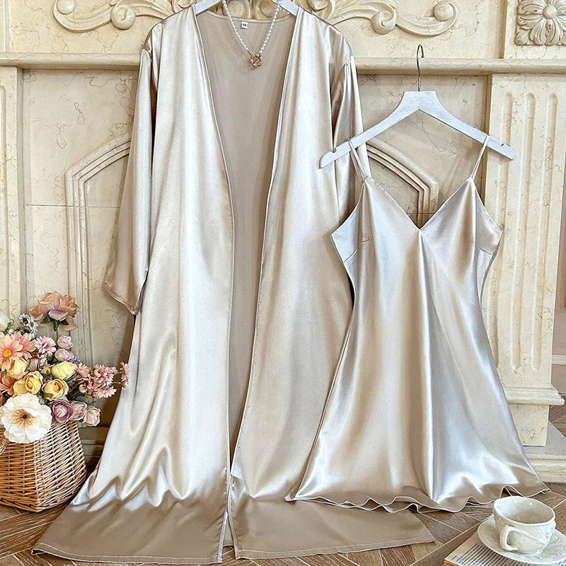 Bridal Wedding Robe | Rayon Bathrobe, Pajama Set, Kimono