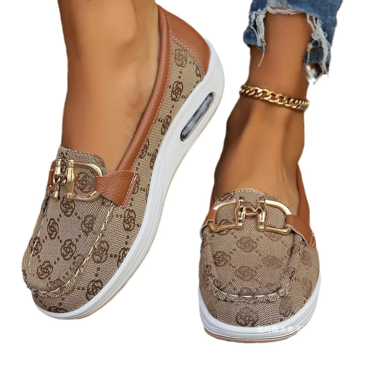 Womens Retro Casual Shoes | Round Toe Autumn Style
