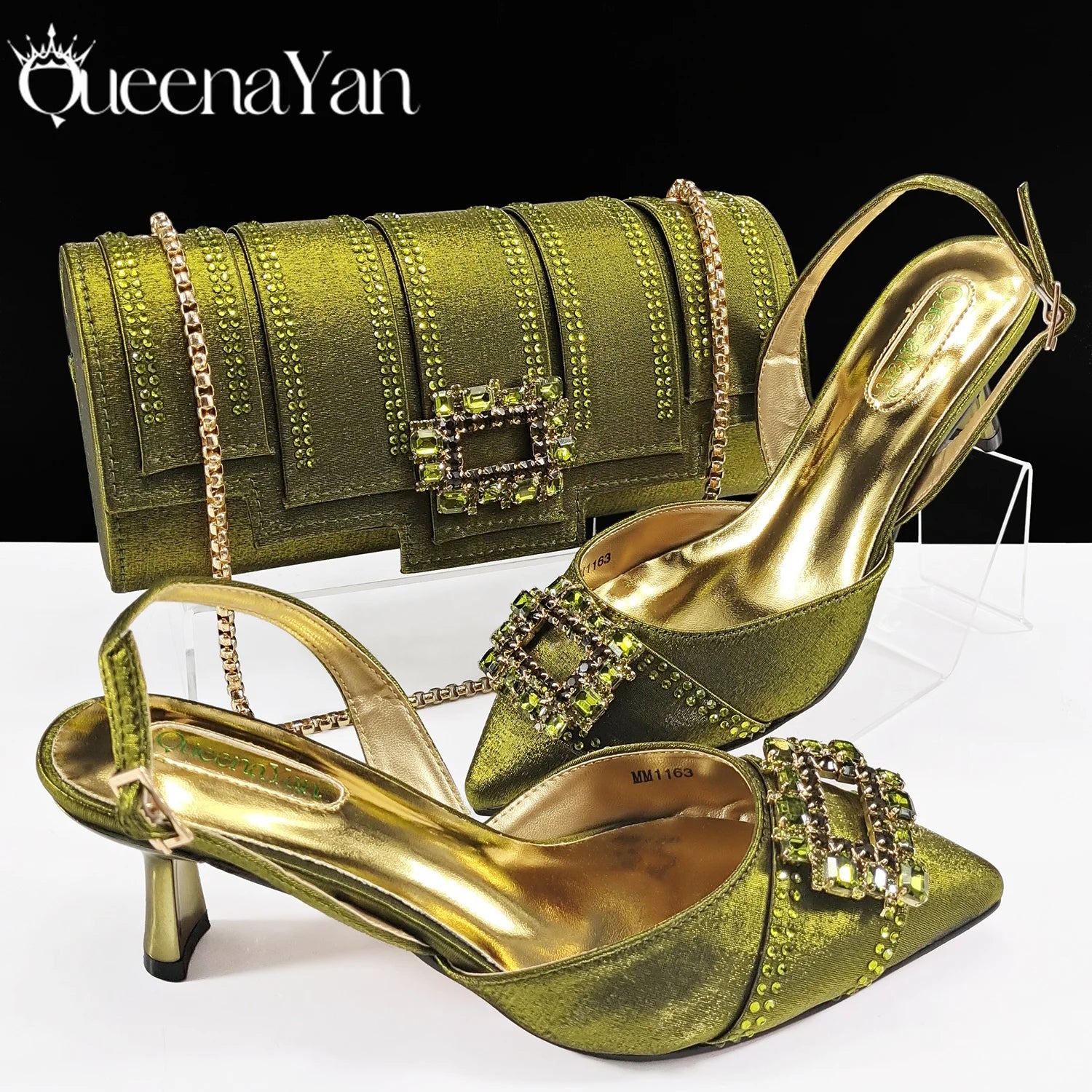 Women Evening Shoe and Handbag Set | Italian Design