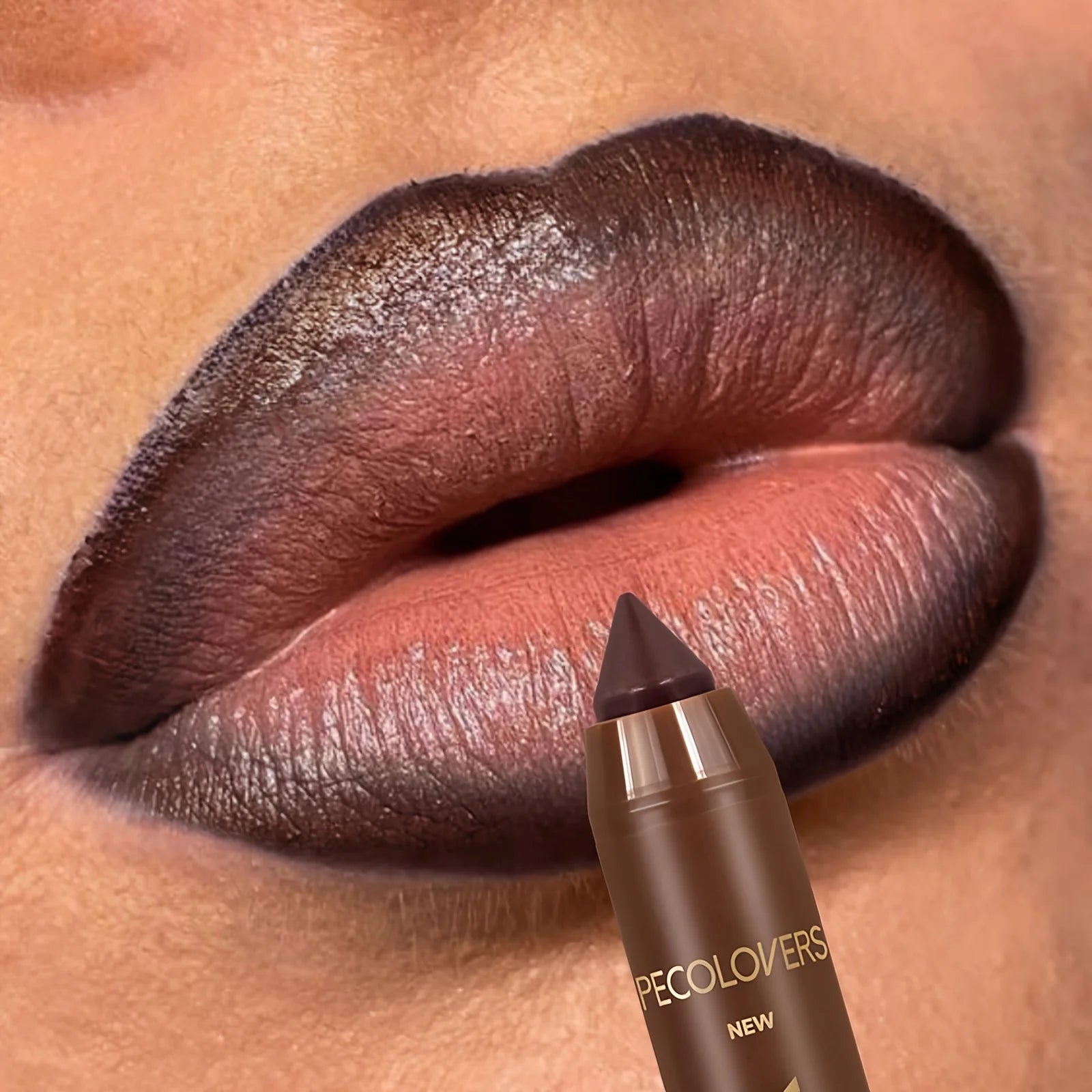 Velvet Lip Liner Pen with Dual-Tone Gradient, Waterproof & Non-Sticky