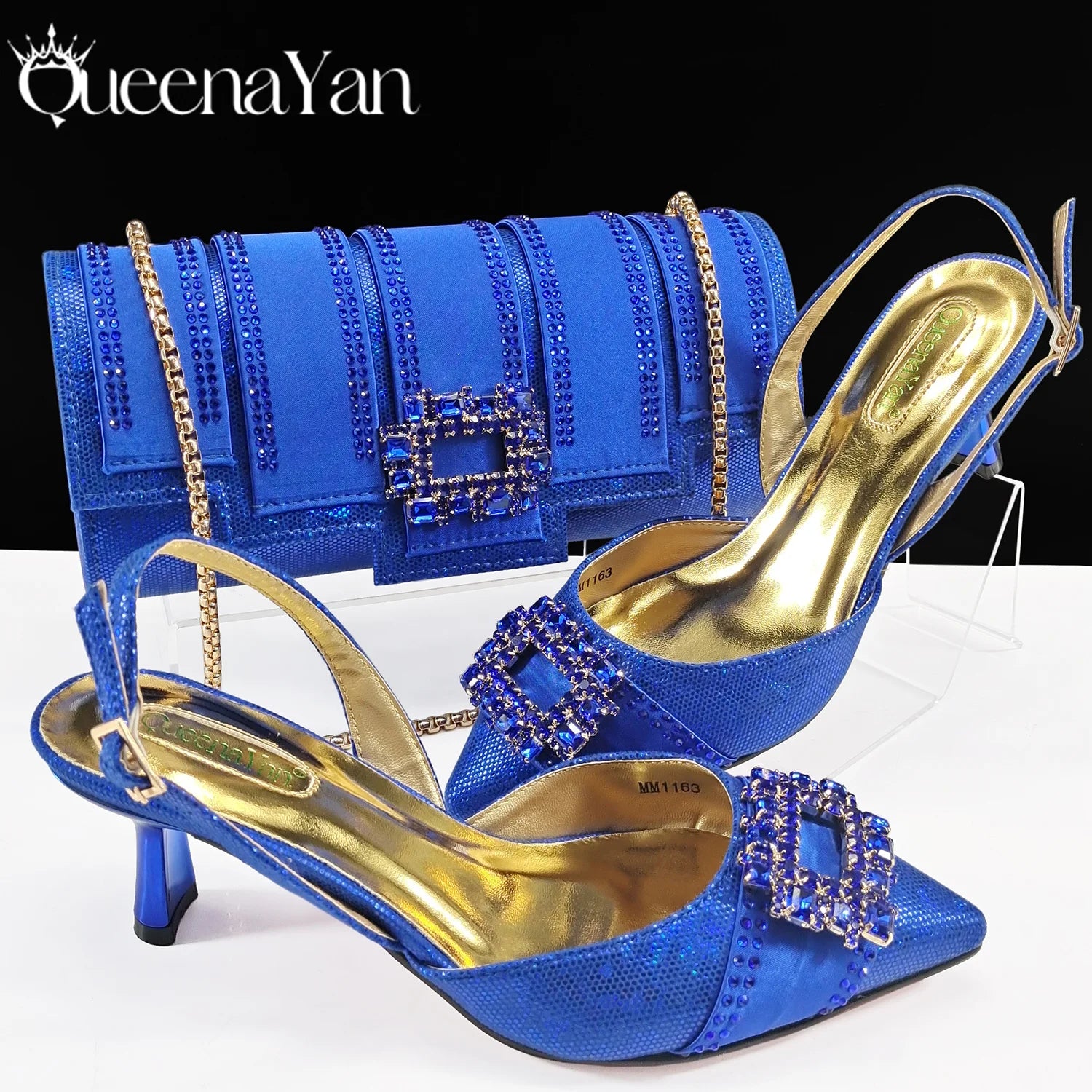 Women Evening Shoe and Handbag Set | Italian Design