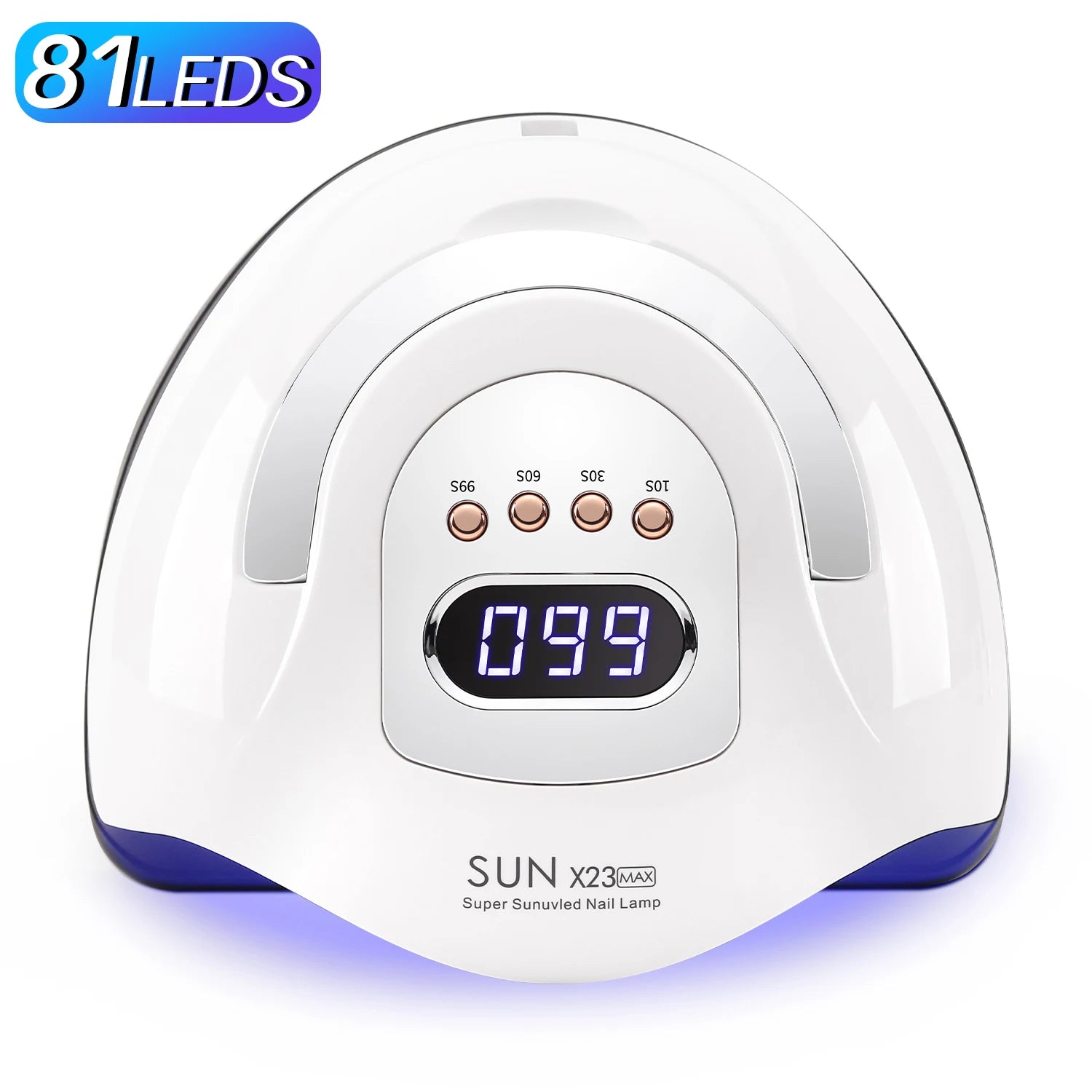 UV LED Nail Lamp 380W, Compatible with All Gel Polishes for Home & Salon Use