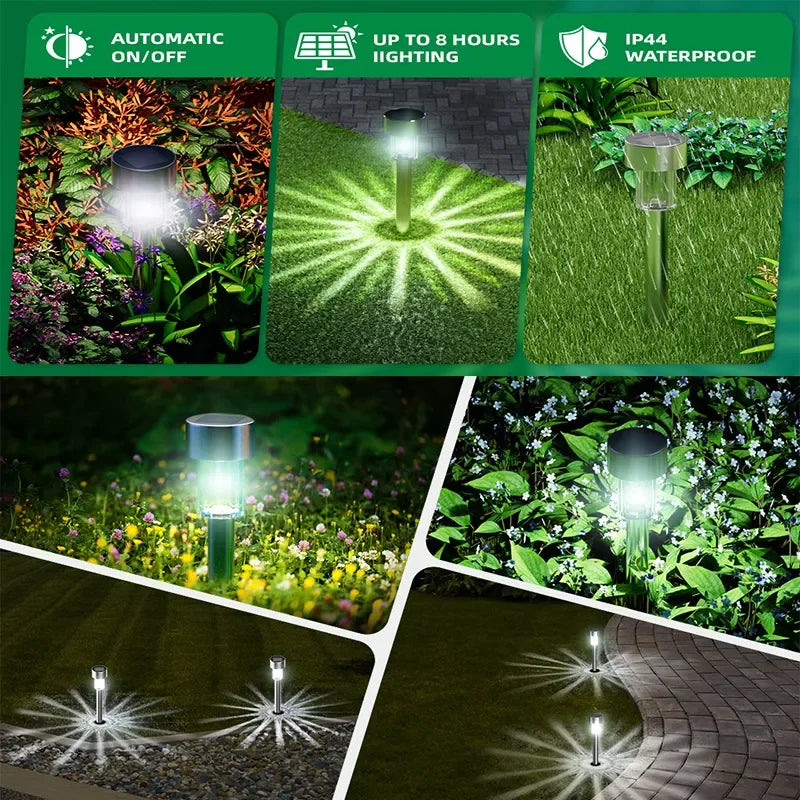 10-Pack Solar Garden Lanterns