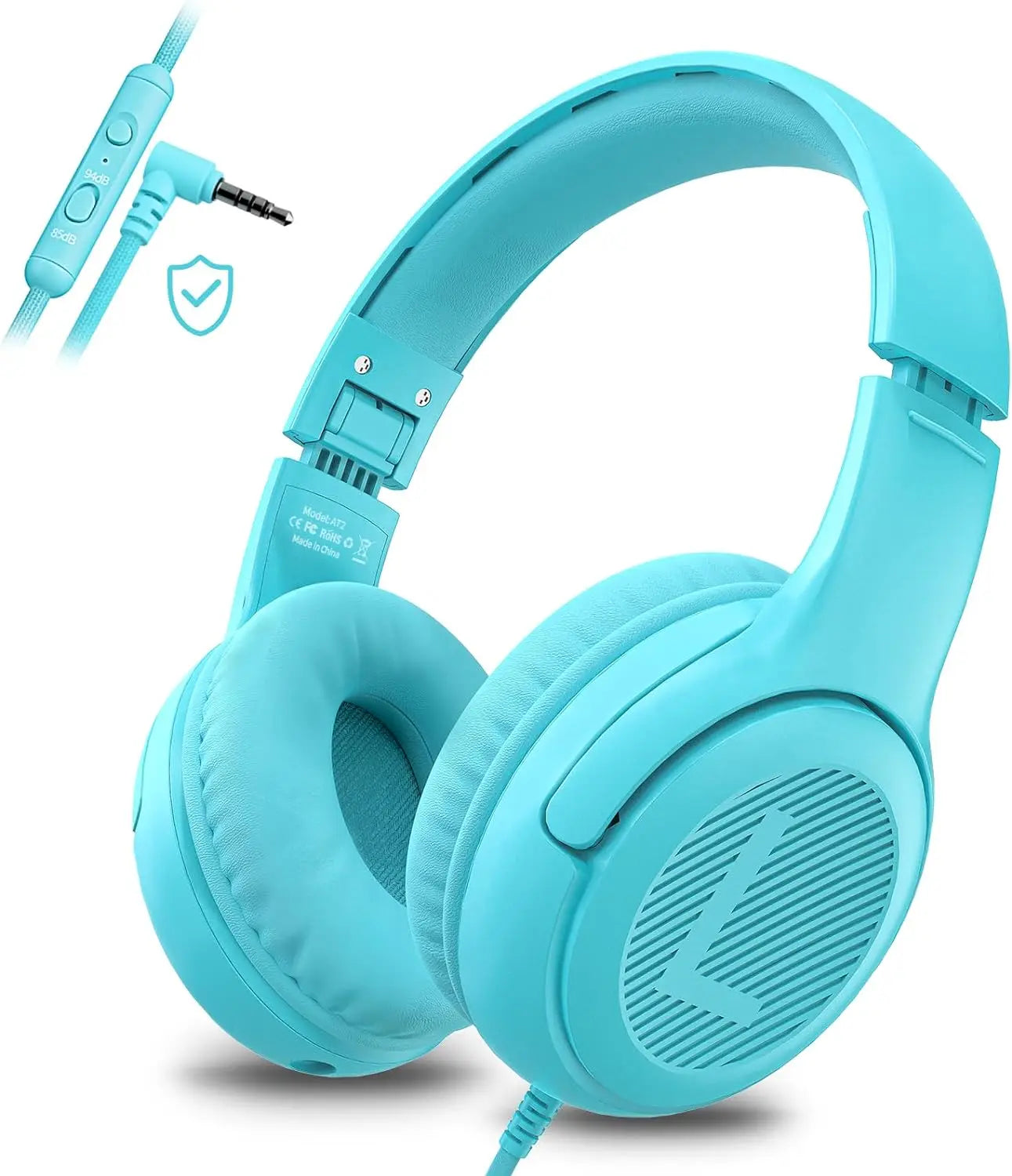 Gaming headset with 3.5mm jack, microphone and surround sound for PC.