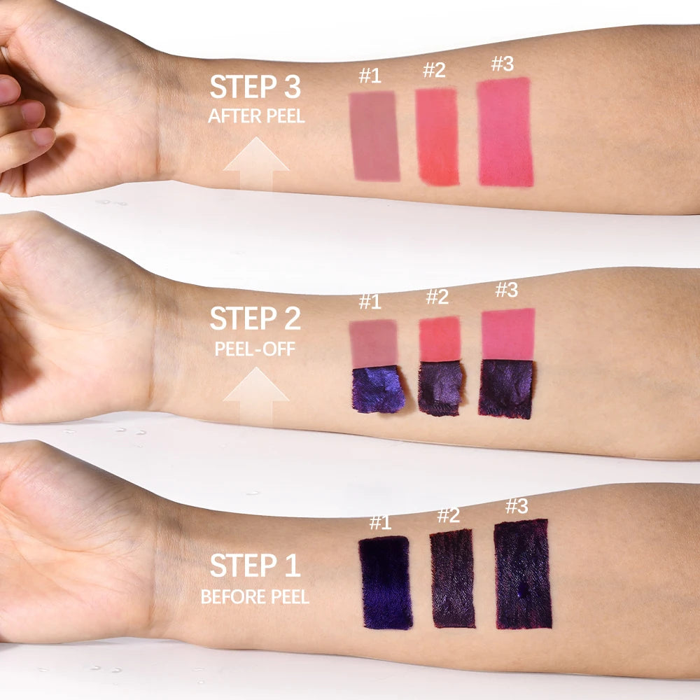 Peel Off Lip Tint - Matte Effect, Long Lasting and Waterproof