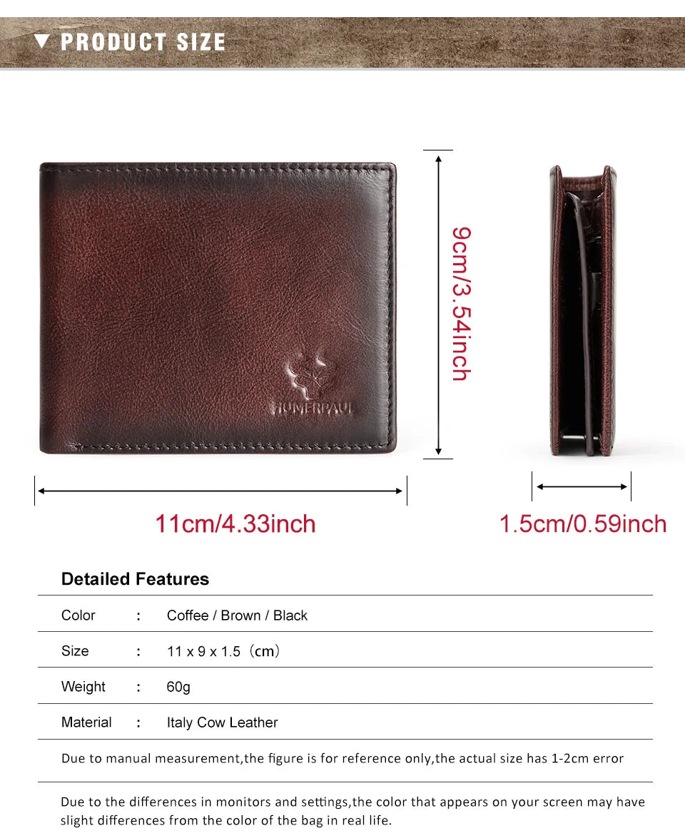 Handmade Genuine Leather Wallet