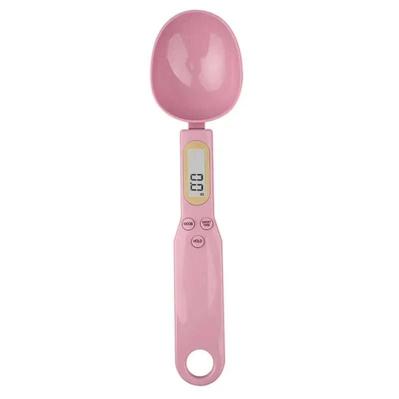 Digital kitchen measuring spoon, mini precision scale from 0.1g to 500g with LCD display, electronic measuring spoon.