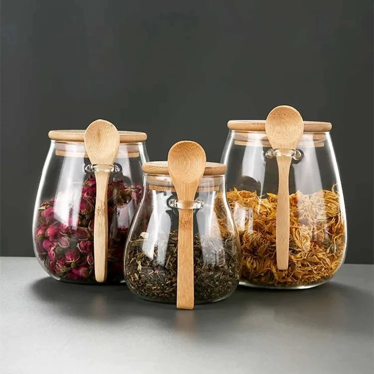 Glass Jar with Airtight Lid