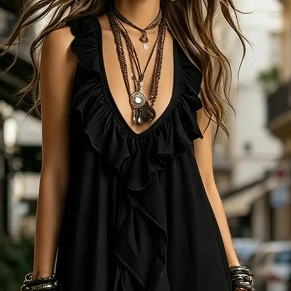 Women's bohemian maxi dress