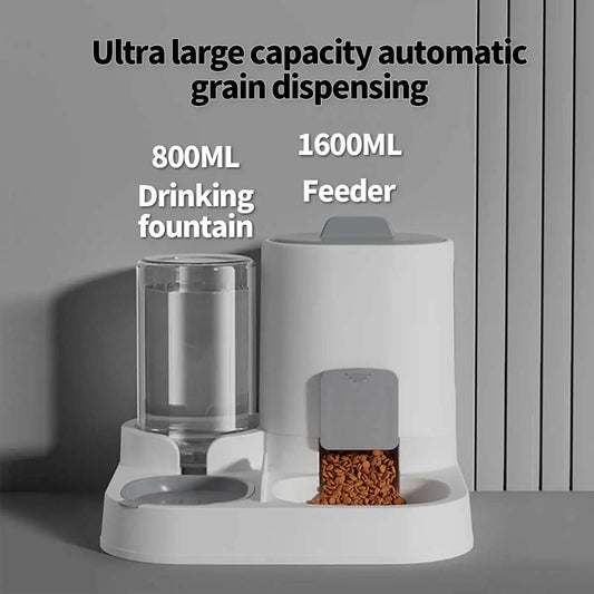 Pet Feeder and Waterer | Dual Purpose, Large Capacity, Suitable for Dogs and Cats, Practical and Easy to Use