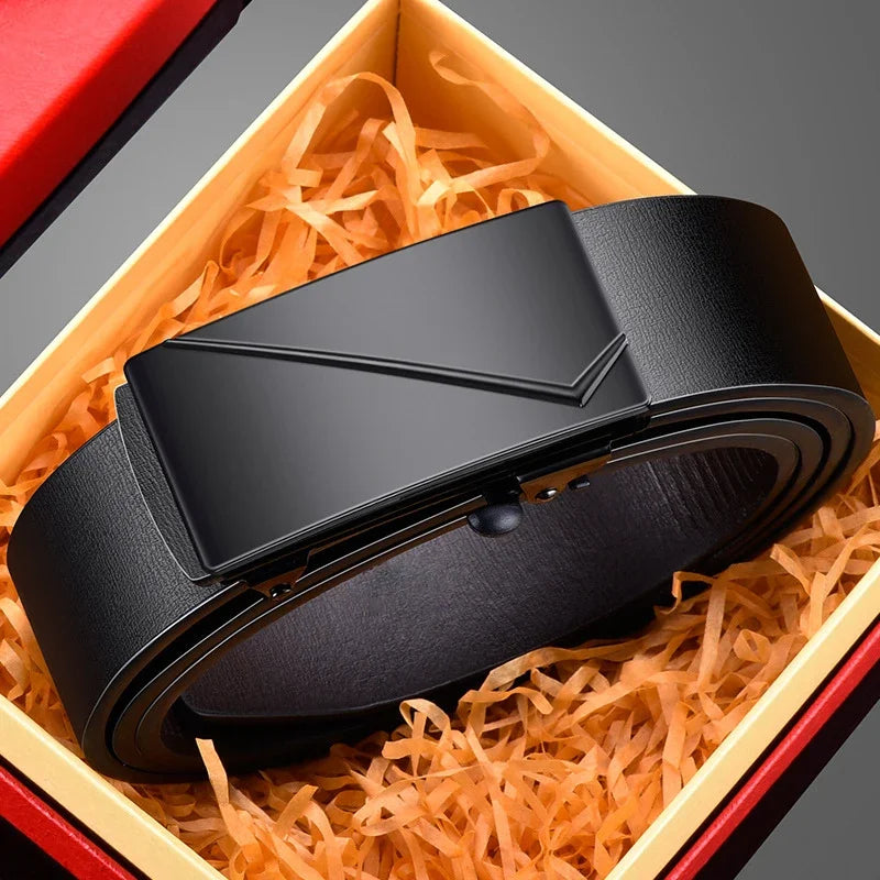 Men's invisible buckle belt