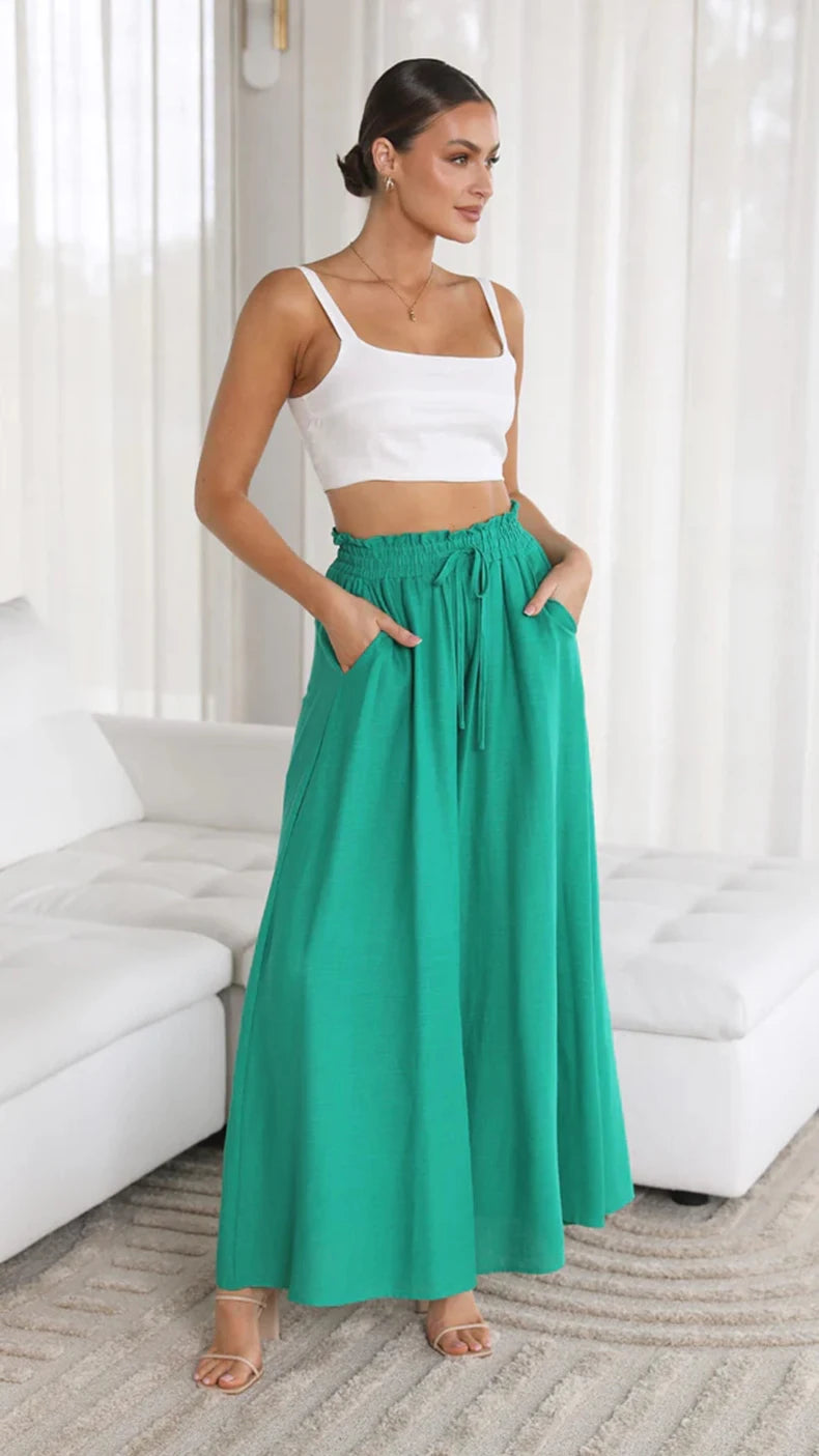 Women's Wide Leg Summer Pants