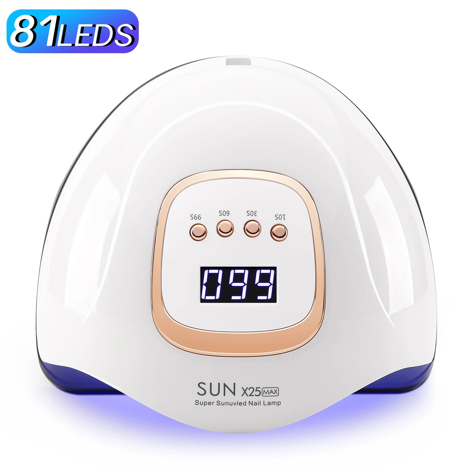 UV LED Nail Lamp 380W, Compatible with All Gel Polishes for Home & Salon Use