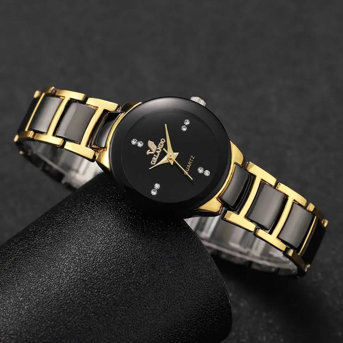 Couple watch set stainless steel bracelets