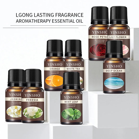 Essential Oils for Diffusers | 10ml Water-Soluble Scented Oifor Humidifiers, Home Aromals | therapy | Lavender, Rose, Eucalyptus, White Peach, Oolong, etc.