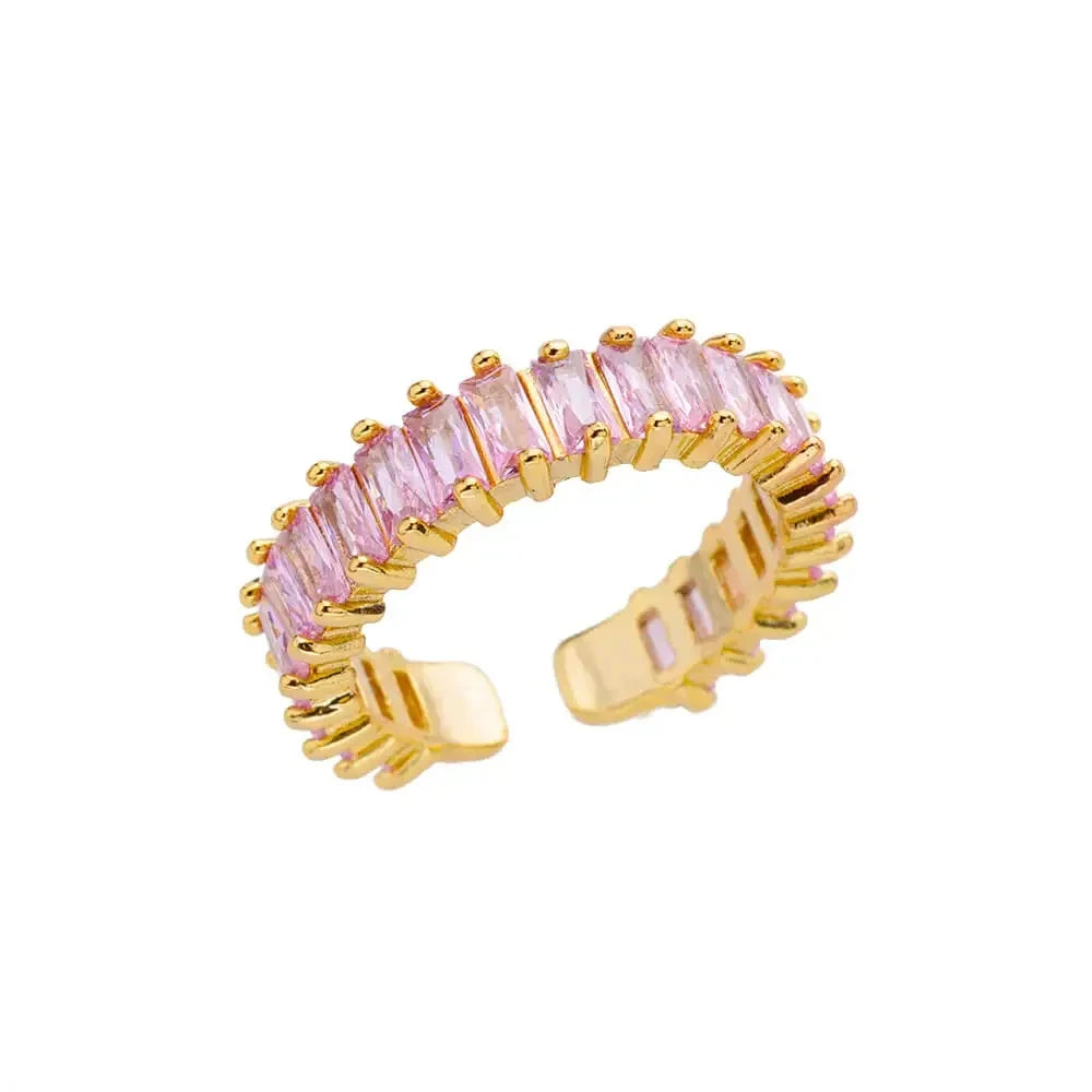 Stainless Steel Ring. Gold Finish. Classic Luxury Design