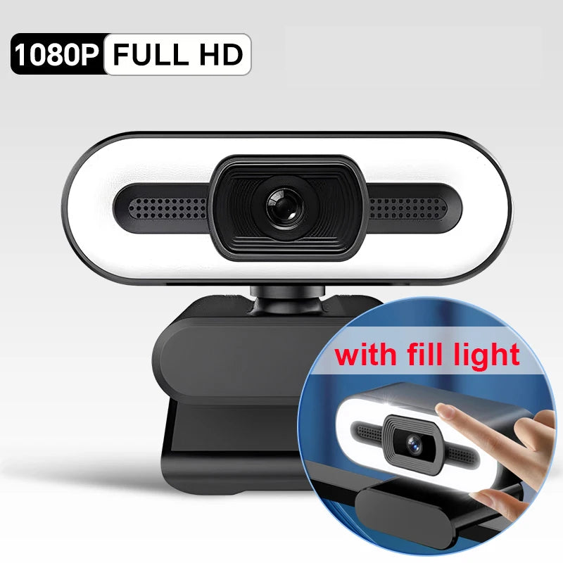 4K Webcam with Autofocus and Microphone