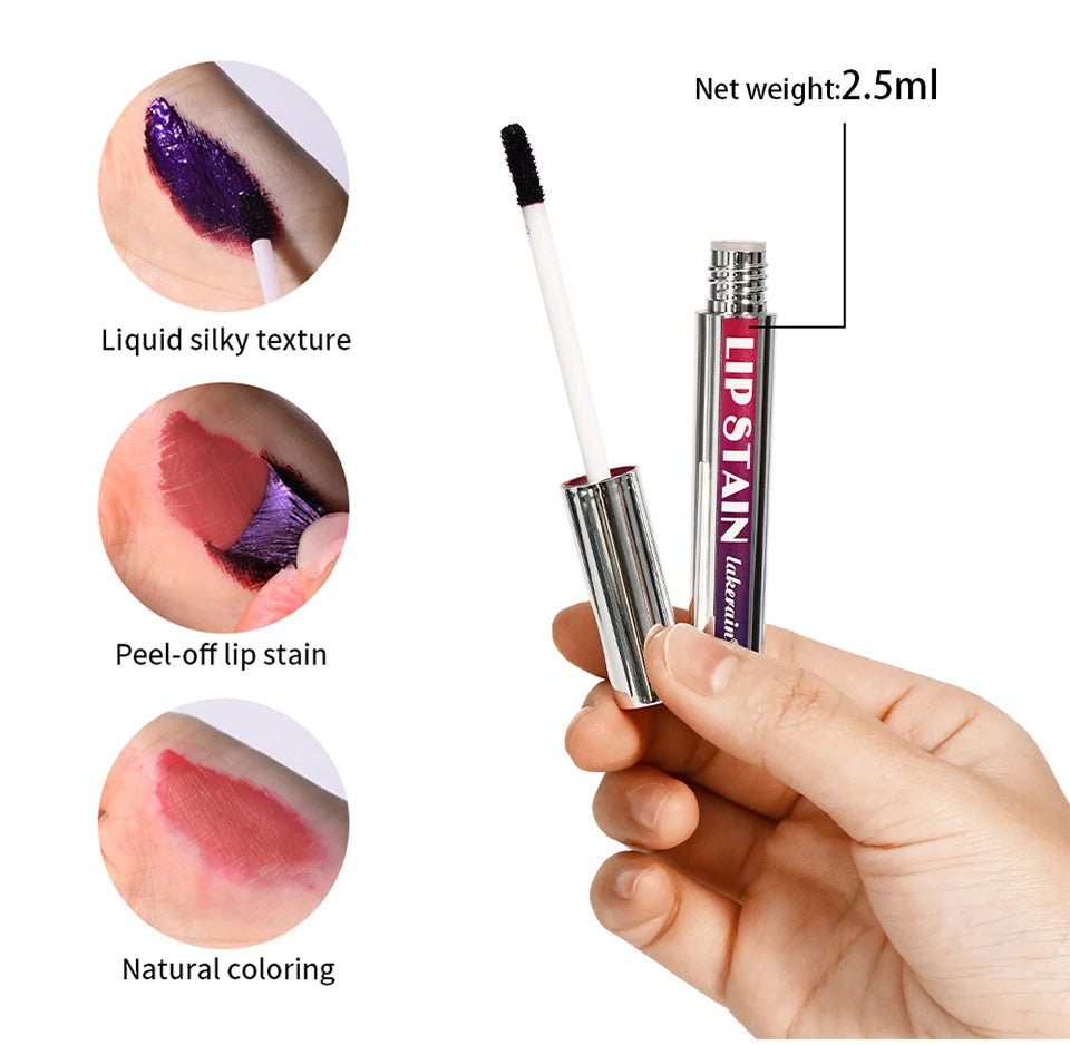Peel Off Lip Tint - Matte Effect, Long Lasting and Waterproof