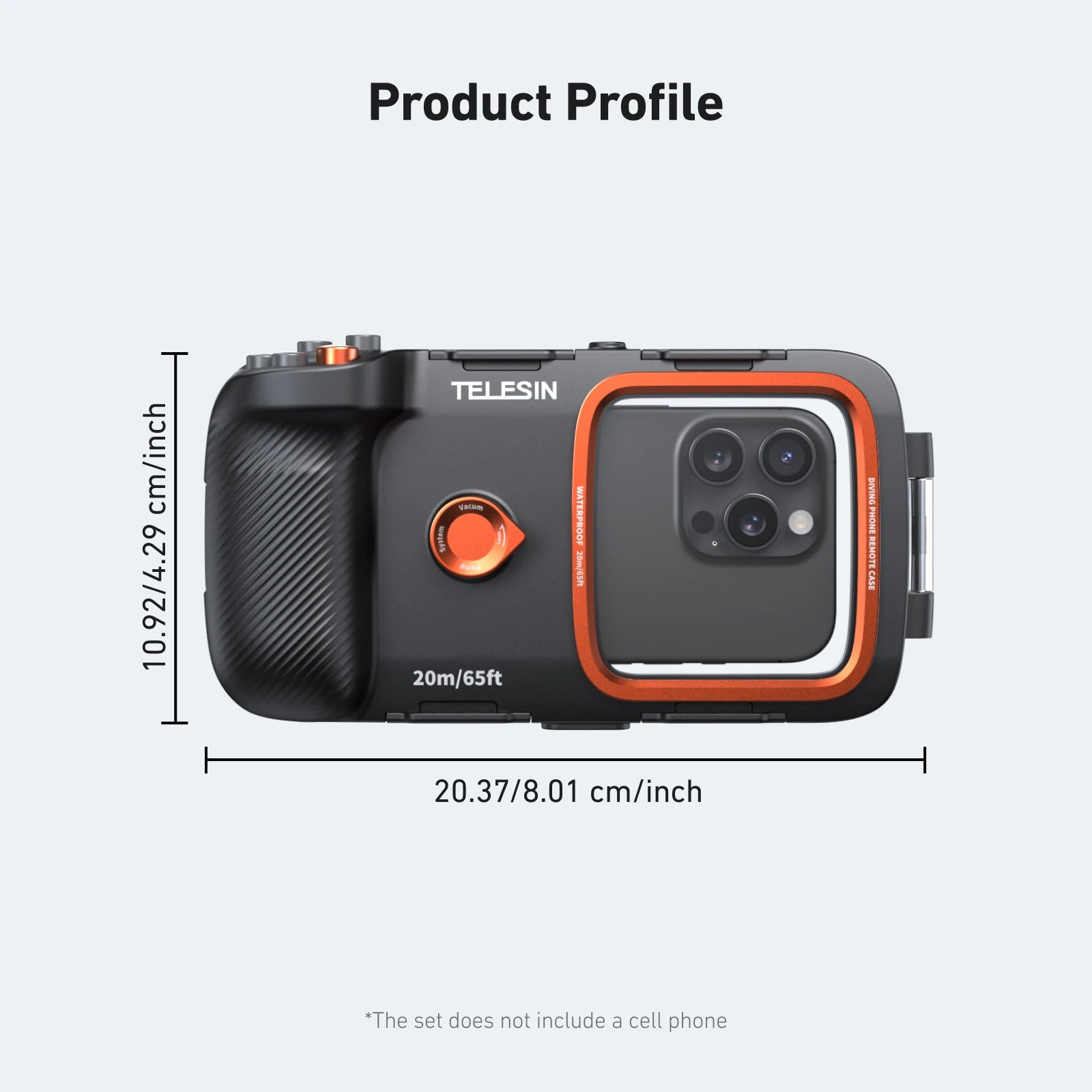 Waterproof Diving Case with Remote Control