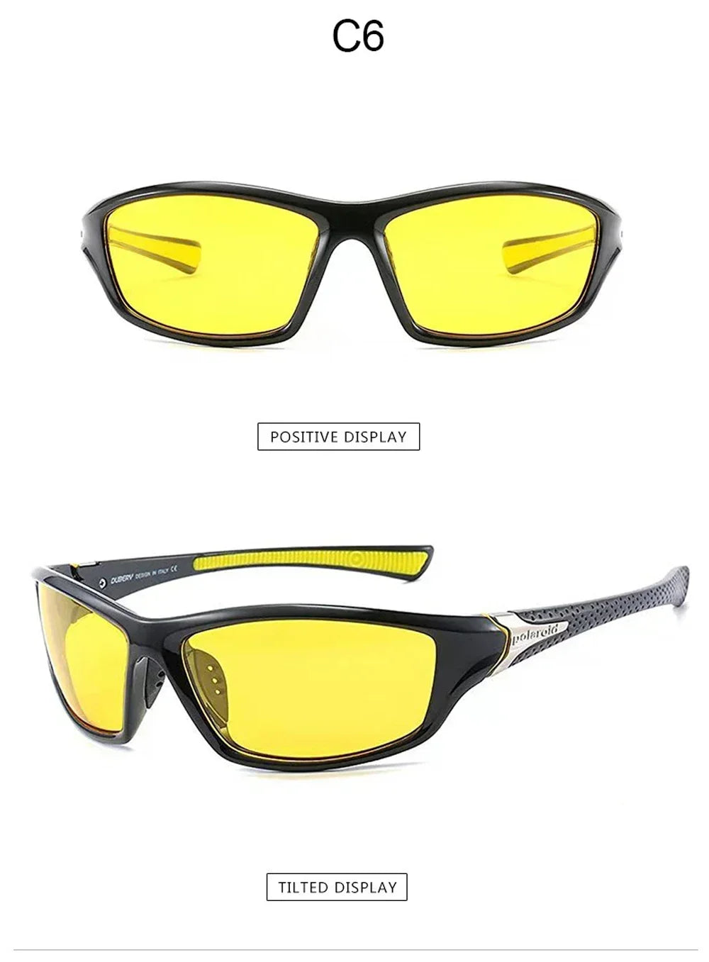 Unisex Polarized Sunglasses with UV400 Protection
