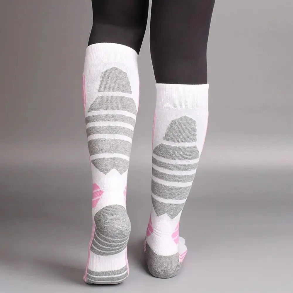 Thermal compression socks for skiing