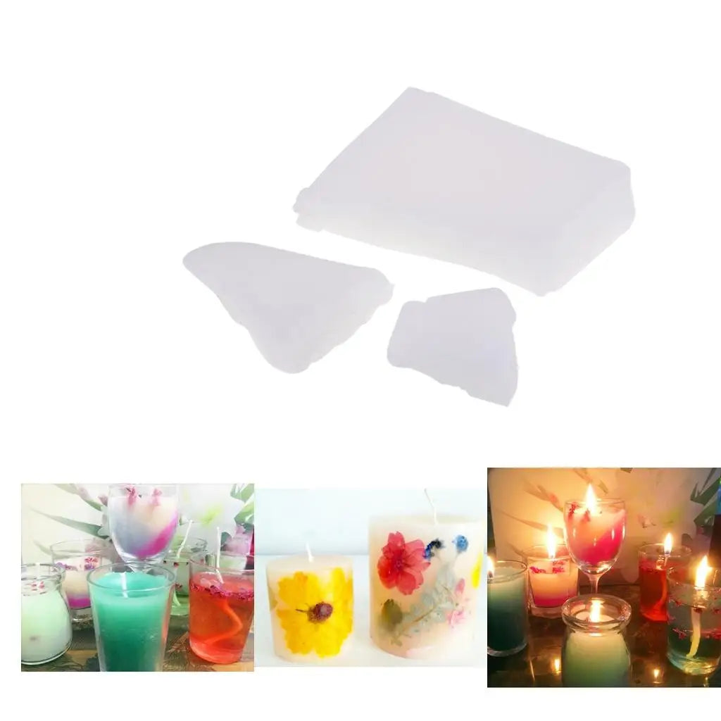 Pillar Blend Paraffin Wax (500g) | High-Quality White Wax | for Candle Making, Pillar Candles, and Craft Supplies