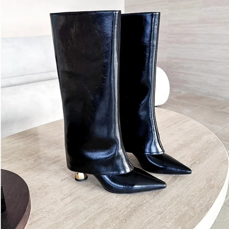 Women's High Heel Boots | Pointed Toe and Knee-High Style | Winter 2026 Collection, Luxury Design