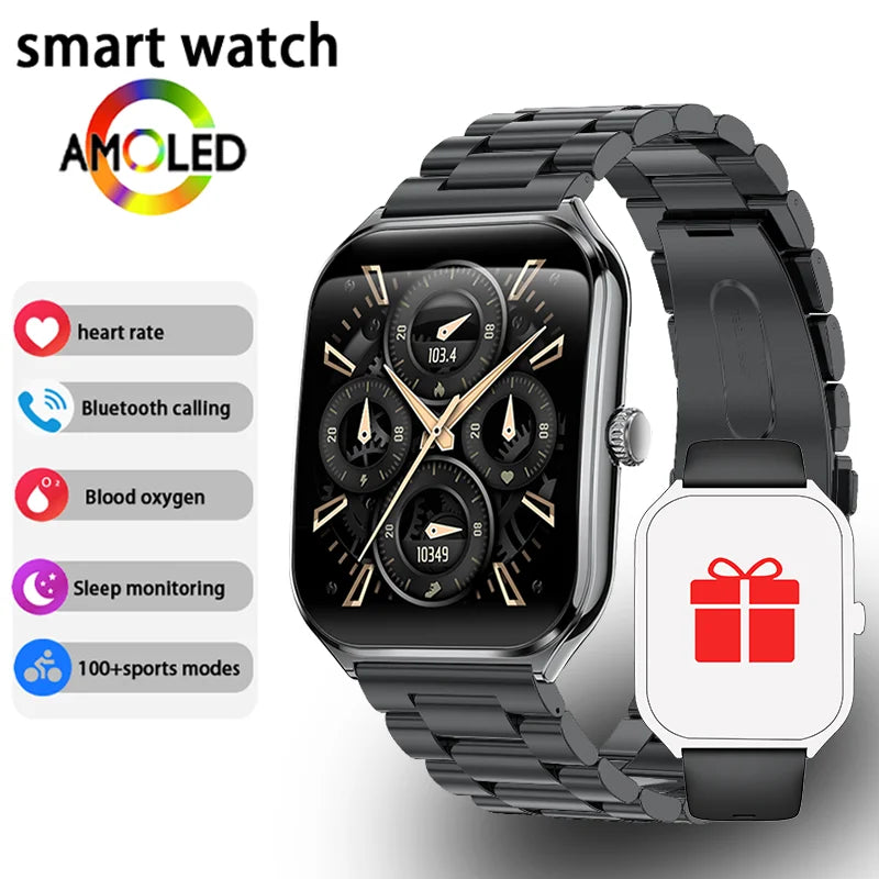 Ultra Thin Smartwatch with 1.96" AMOLED Display