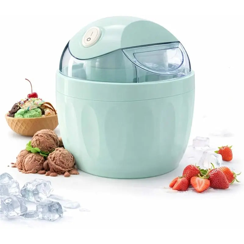 mini ice cream maker blue