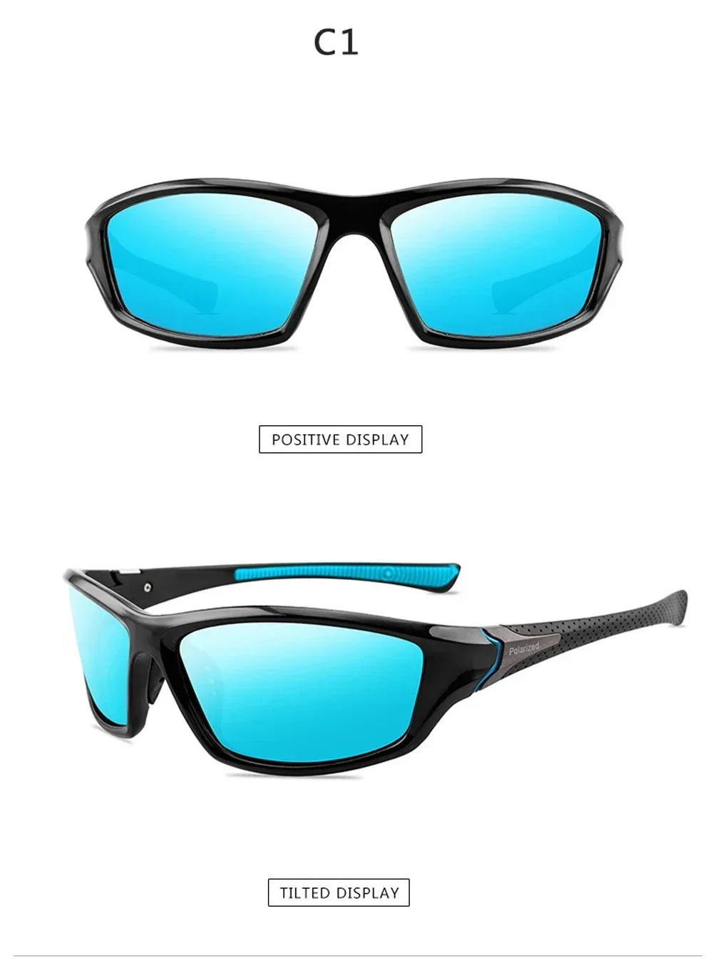 Unisex Polarized Sunglasses with UV400 Protection