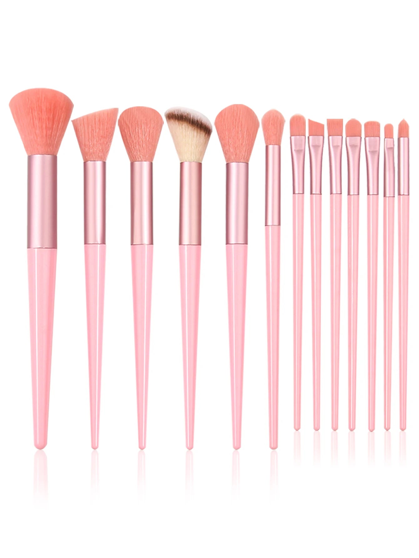 29-Piece Makeup Kit, Set of 13 Brushes and 12 Sponges, Includes Headband, Wristband and Facial Cleansing Brush, Complete Accessories