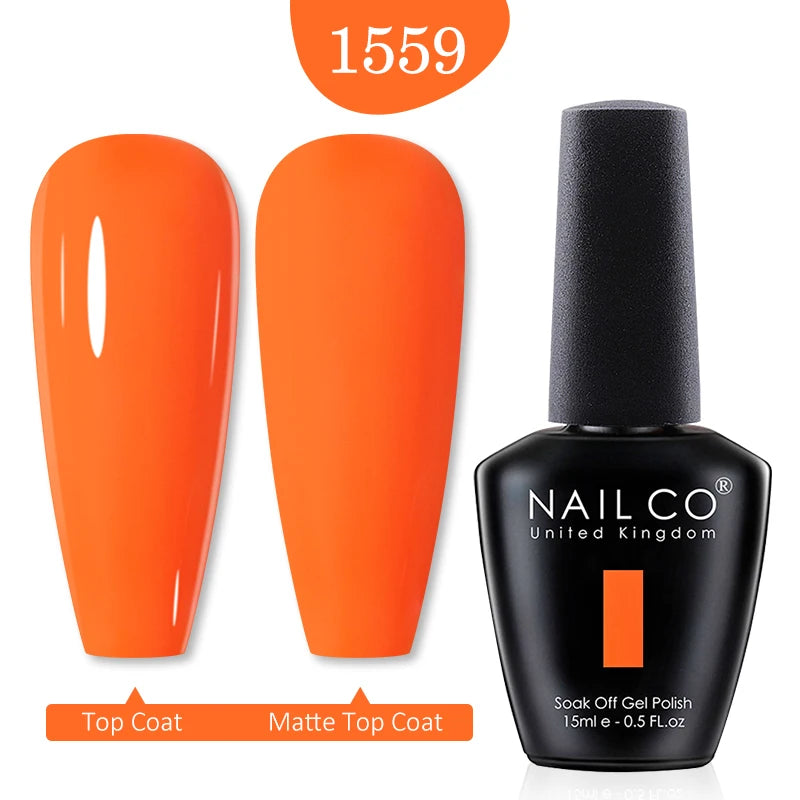Gel Nail Polish (15ml) Semi-Permanent UV for Nail Art