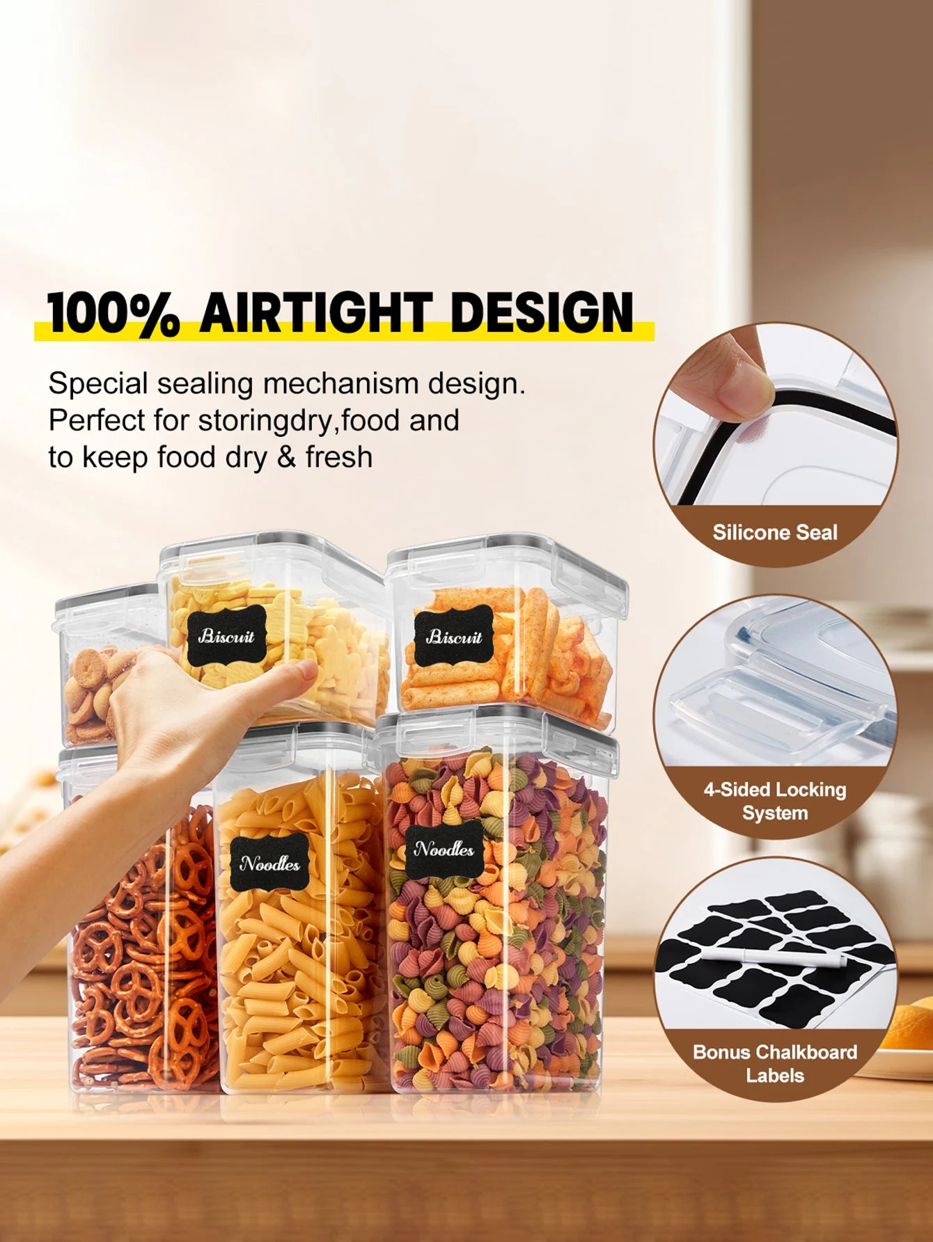 Set of 24 Airtight Containers