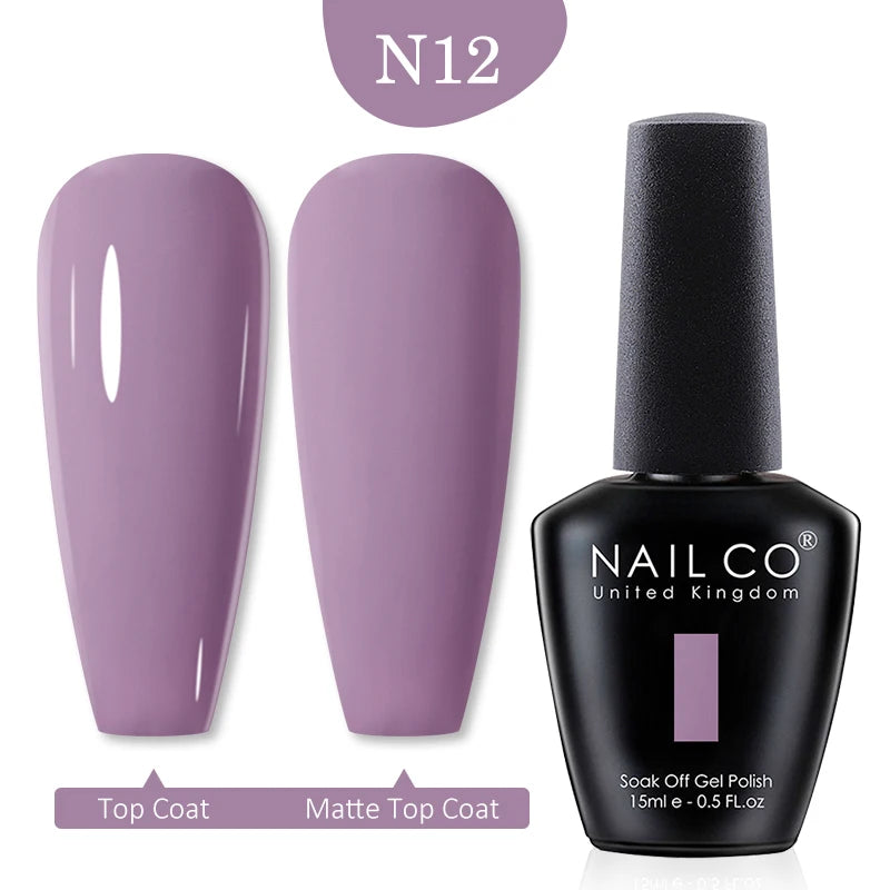 Gel Nail Polish (15ml) Semi-Permanent UV for Nail Art