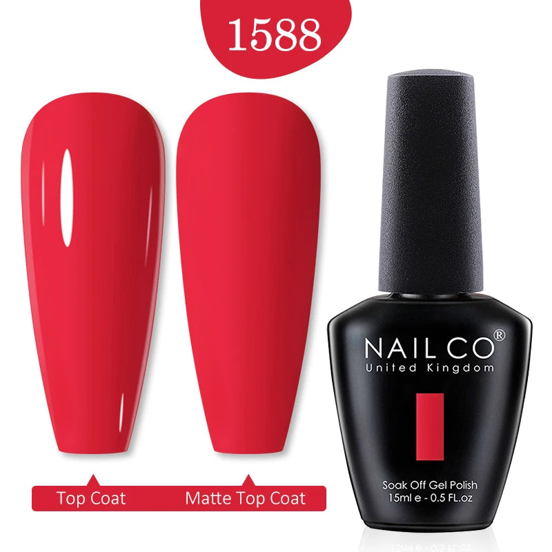 Gel Nail Polish (15ml) Semi-Permanent UV for Nail Art