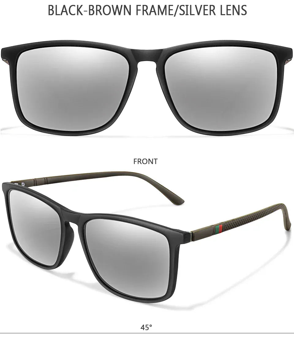 Look for it here A-Unisex Polarized Sunglasses - Vintage Square Frame with UV400 Protection