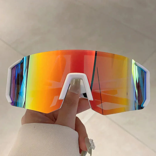 Look for it here A-Unisex Sports Sunglasses - Vintage/Punk Style, Windproof for Skiing and Sports