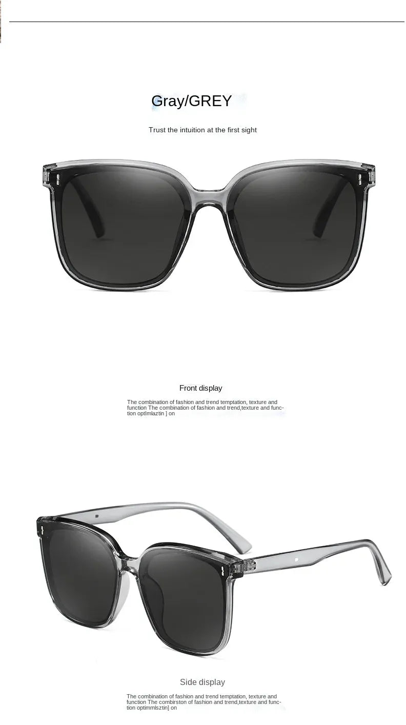 Look for it here A-Unisex Vintage Sunglasses - Oversized Square Frame with UV400 Protection