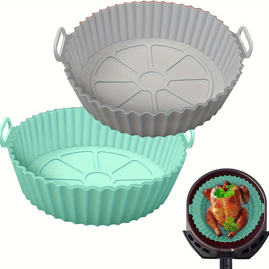 Look for it here Blue+Gray AC-2 Packs Reusable Silicone Air Fryer Liners, Dishwasher Safe & Non-Stick