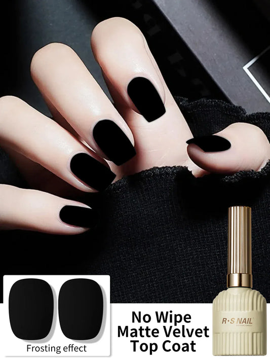 Look for it here Matte Top Coat MN-RSNAIL 12g Top Coat Mate Velvet, Gel UV Soak Off para Nail Art